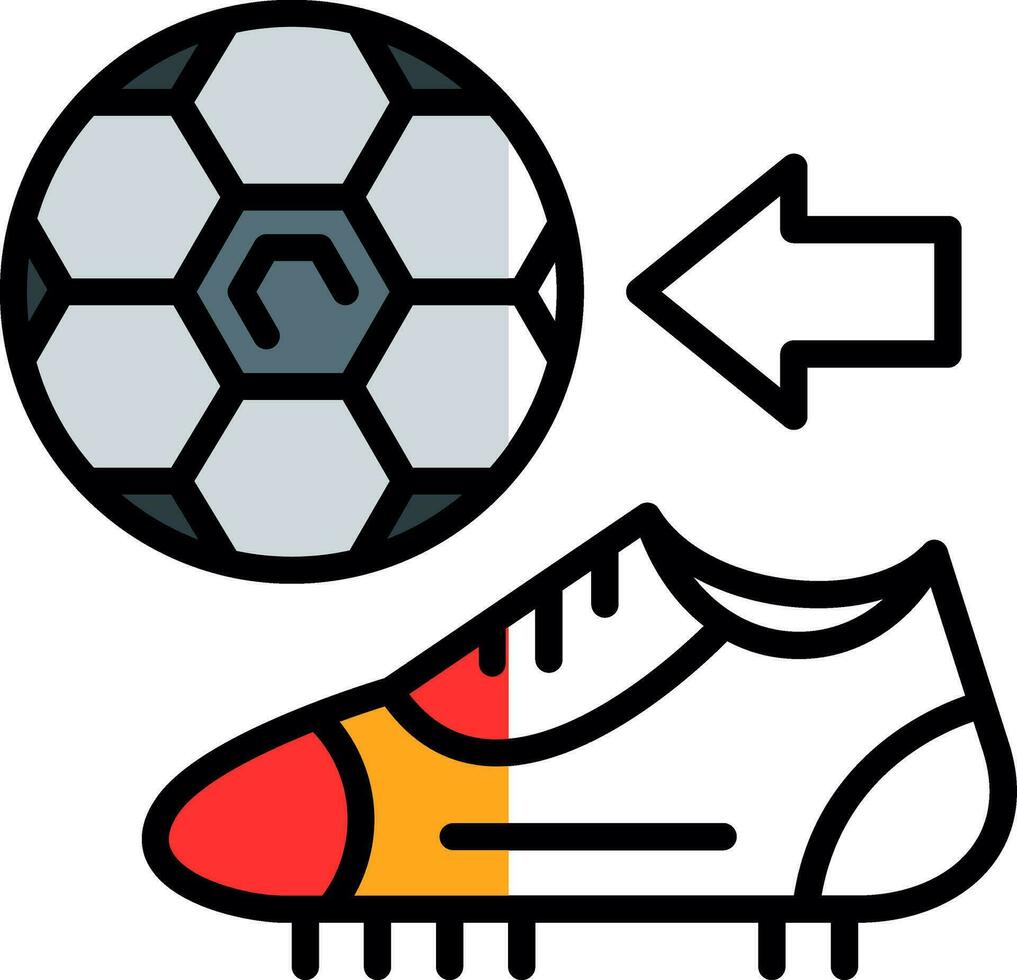 diseño de icono de vector de botas de fútbol