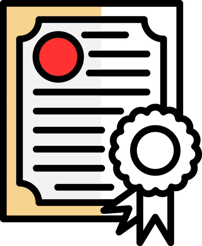 Diploma Vector Icon Design