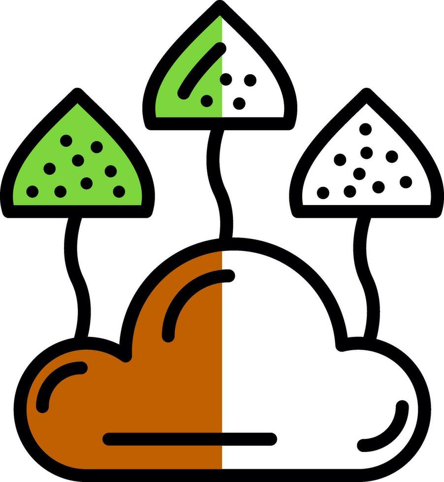 Fungus Vector Icon Design