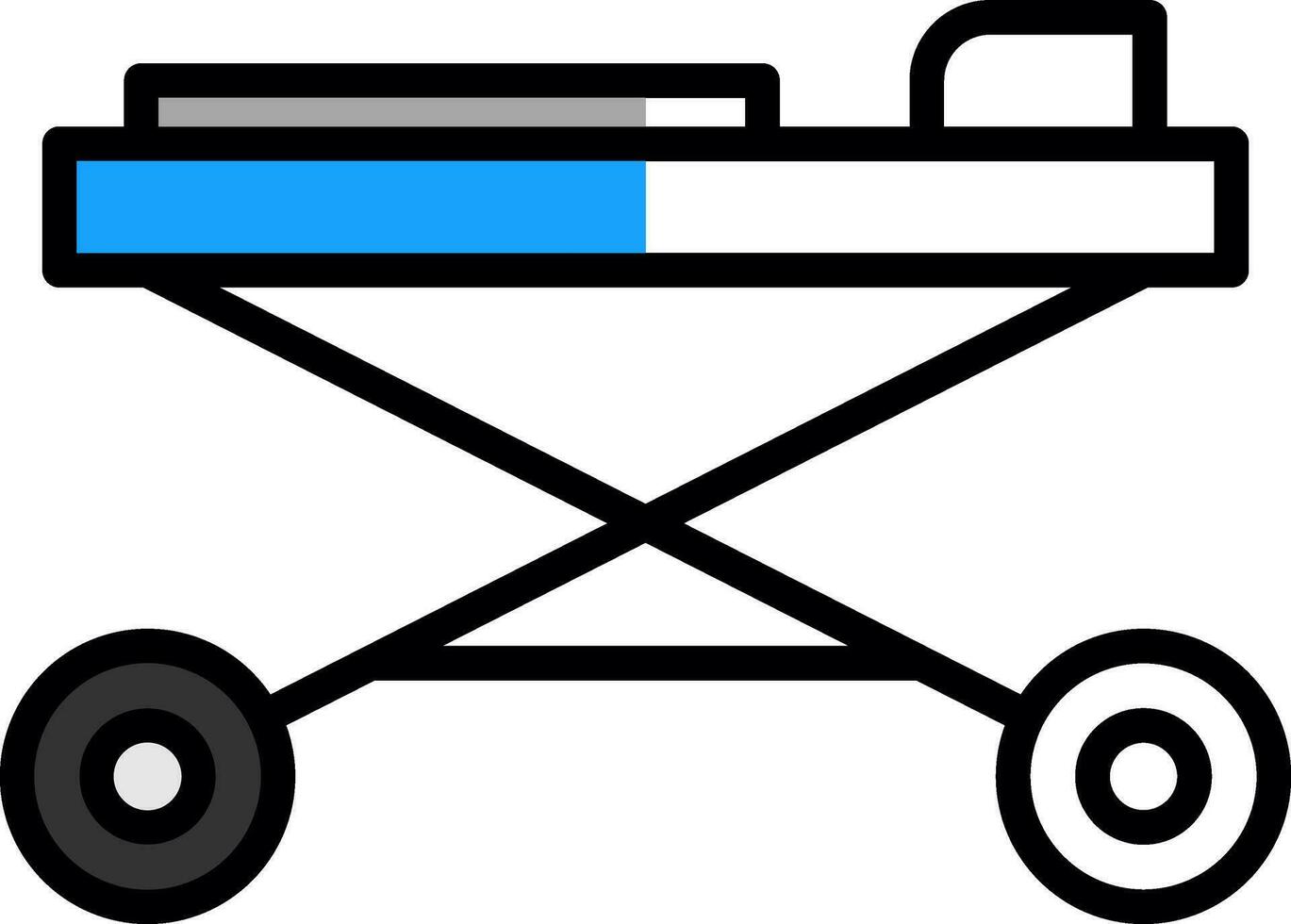 Stretcher Vector Icon Design