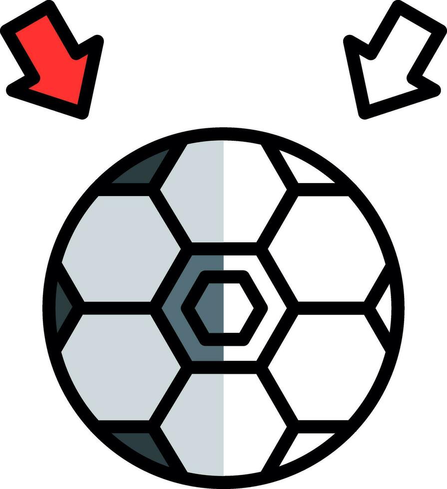 fútbol pelota vector icono diseño