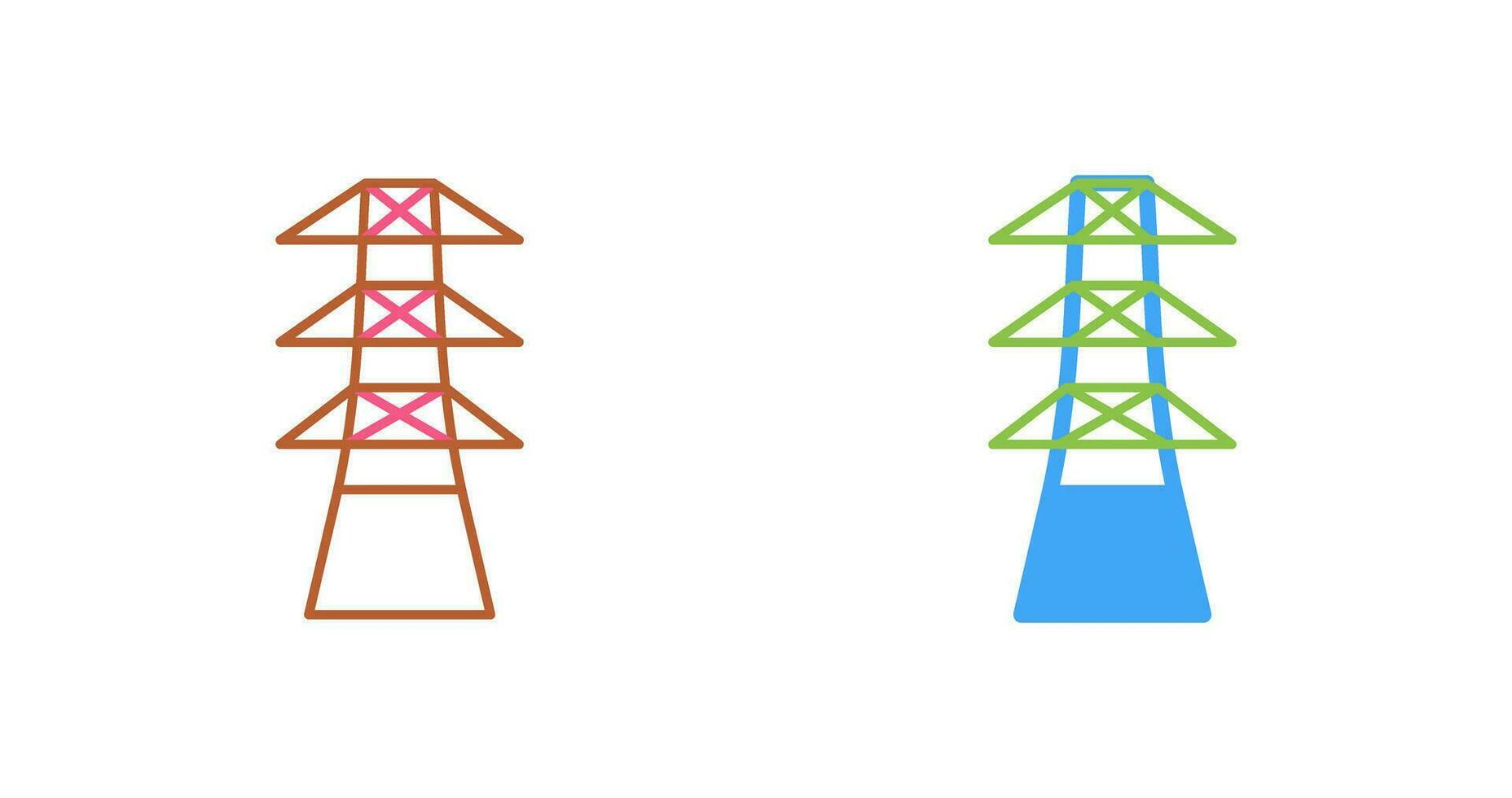 Unique Tower Vector Icon
