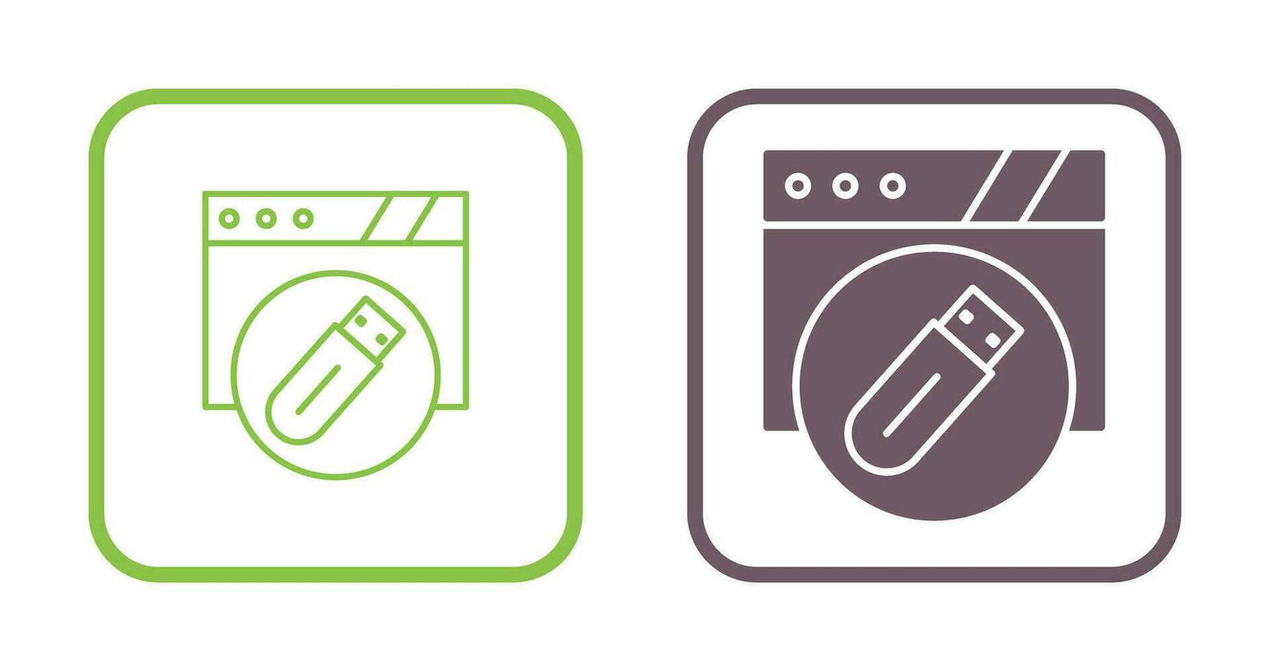 Usb Flash Drive Vector Icon