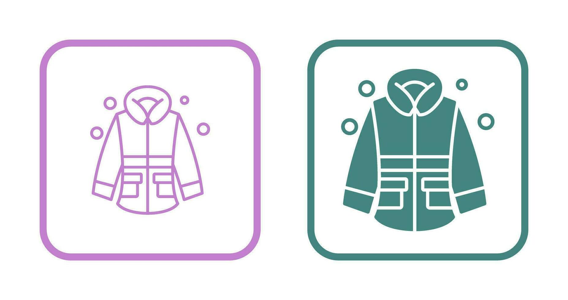 Winter Jacket Vector Icon