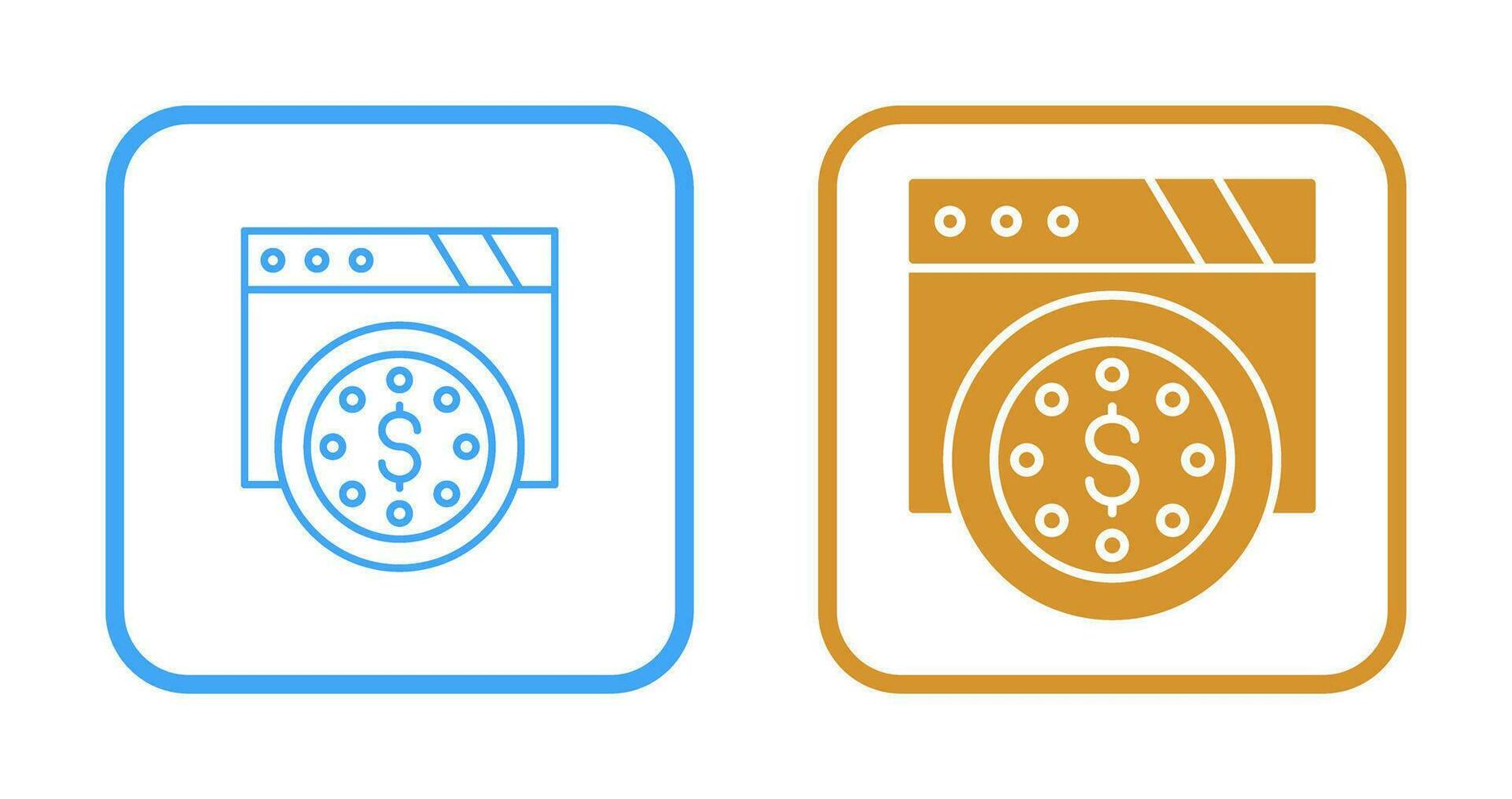 Dollar Coin Vector Icon