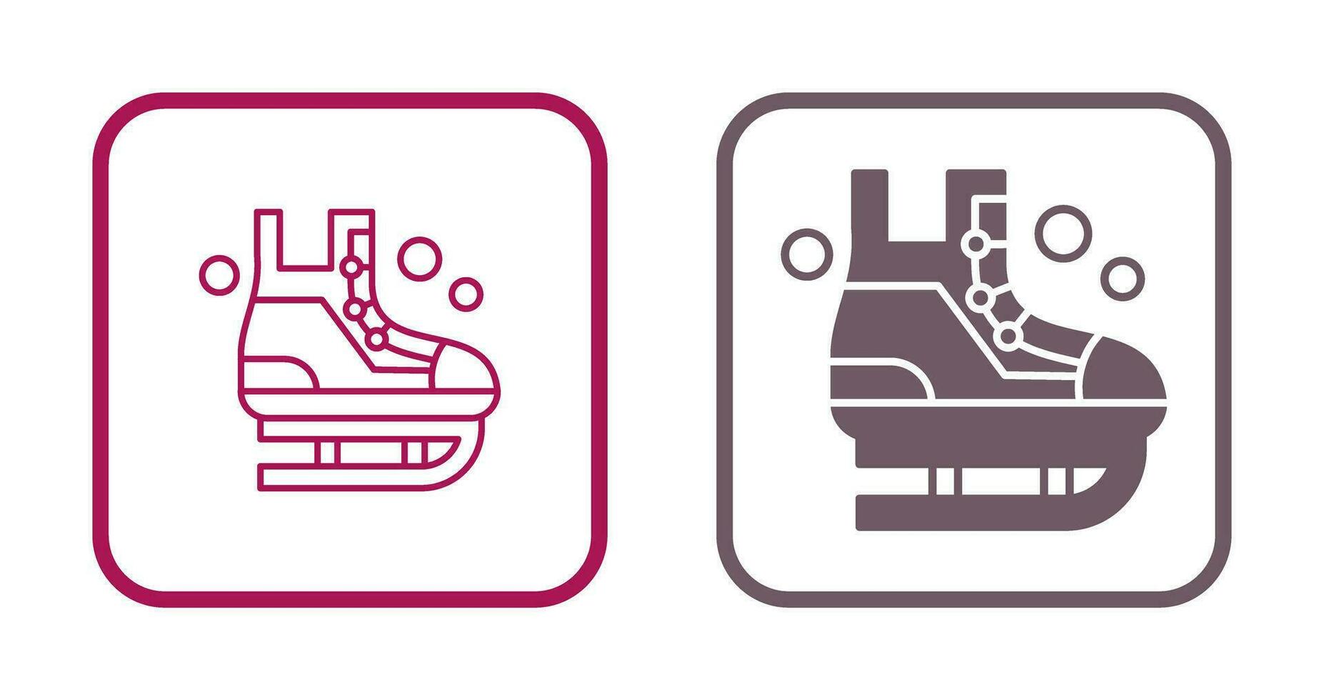 Ice Skating Vector Icon