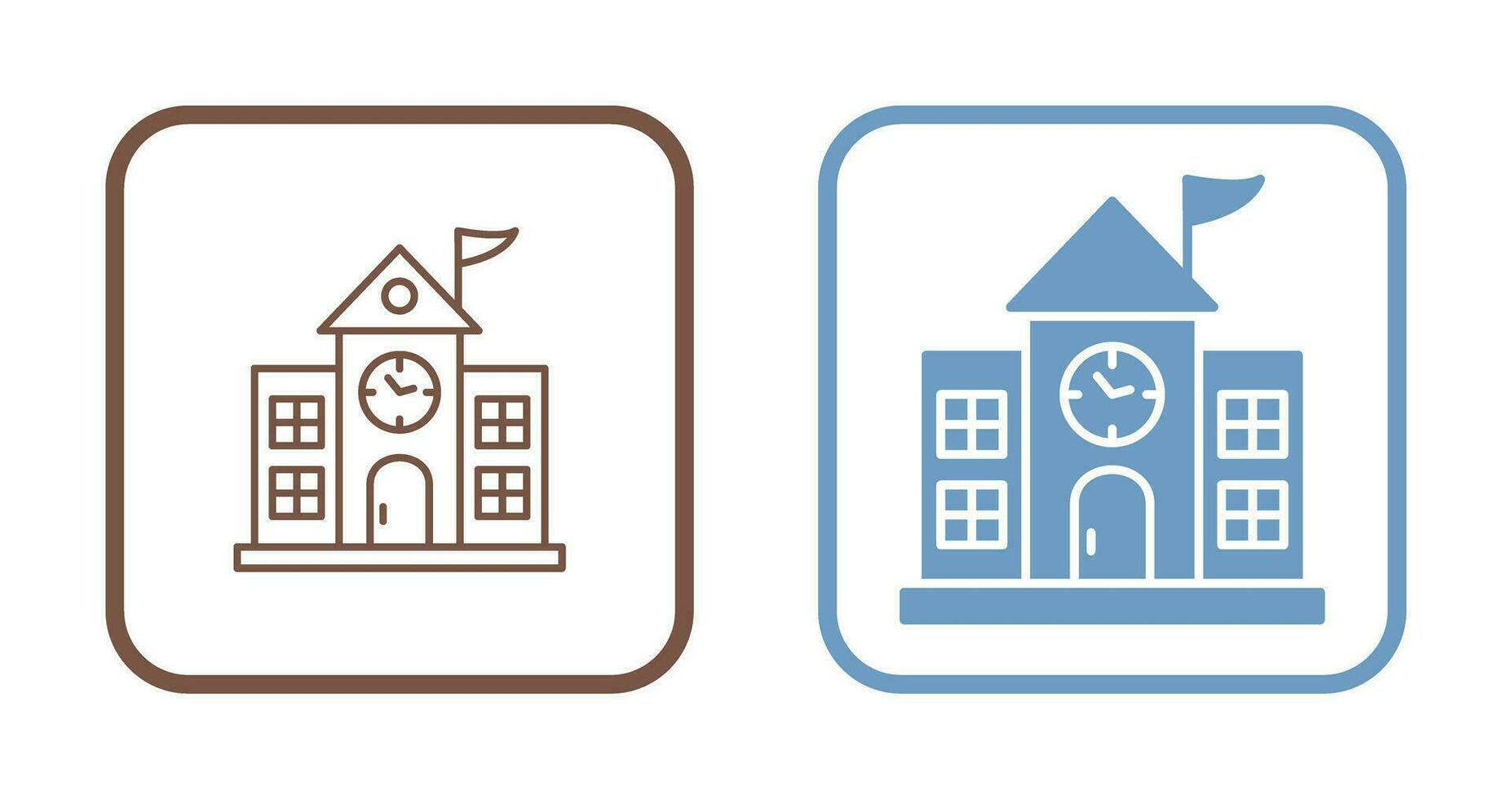 University Campus Vector Icon
