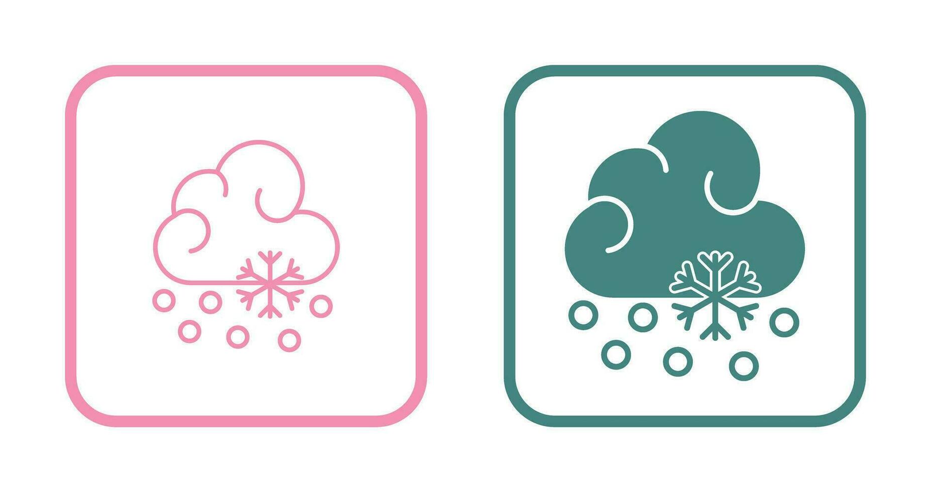 Snow Fall Vector Icon