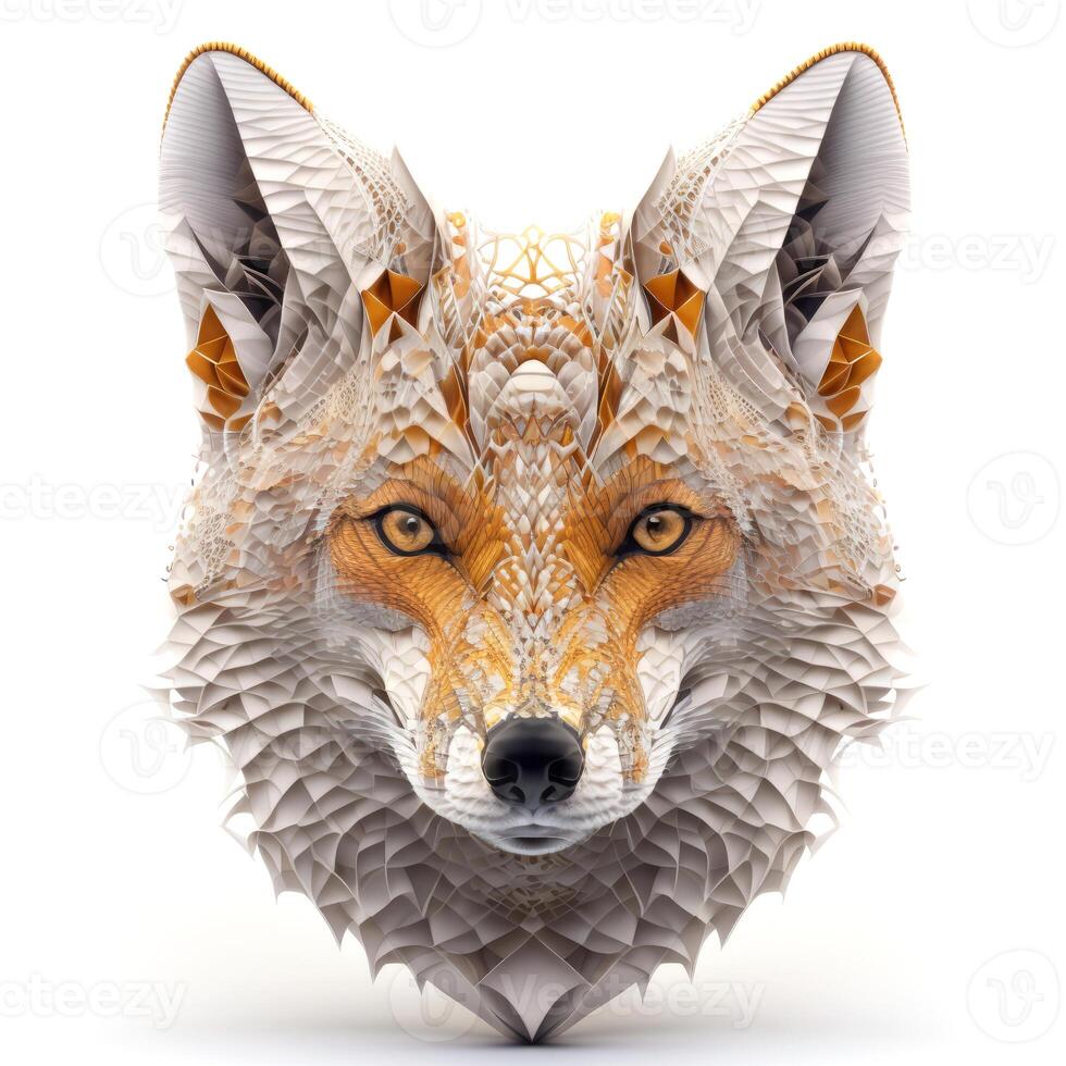 Fractal Wildlife Animal AI Generated photo