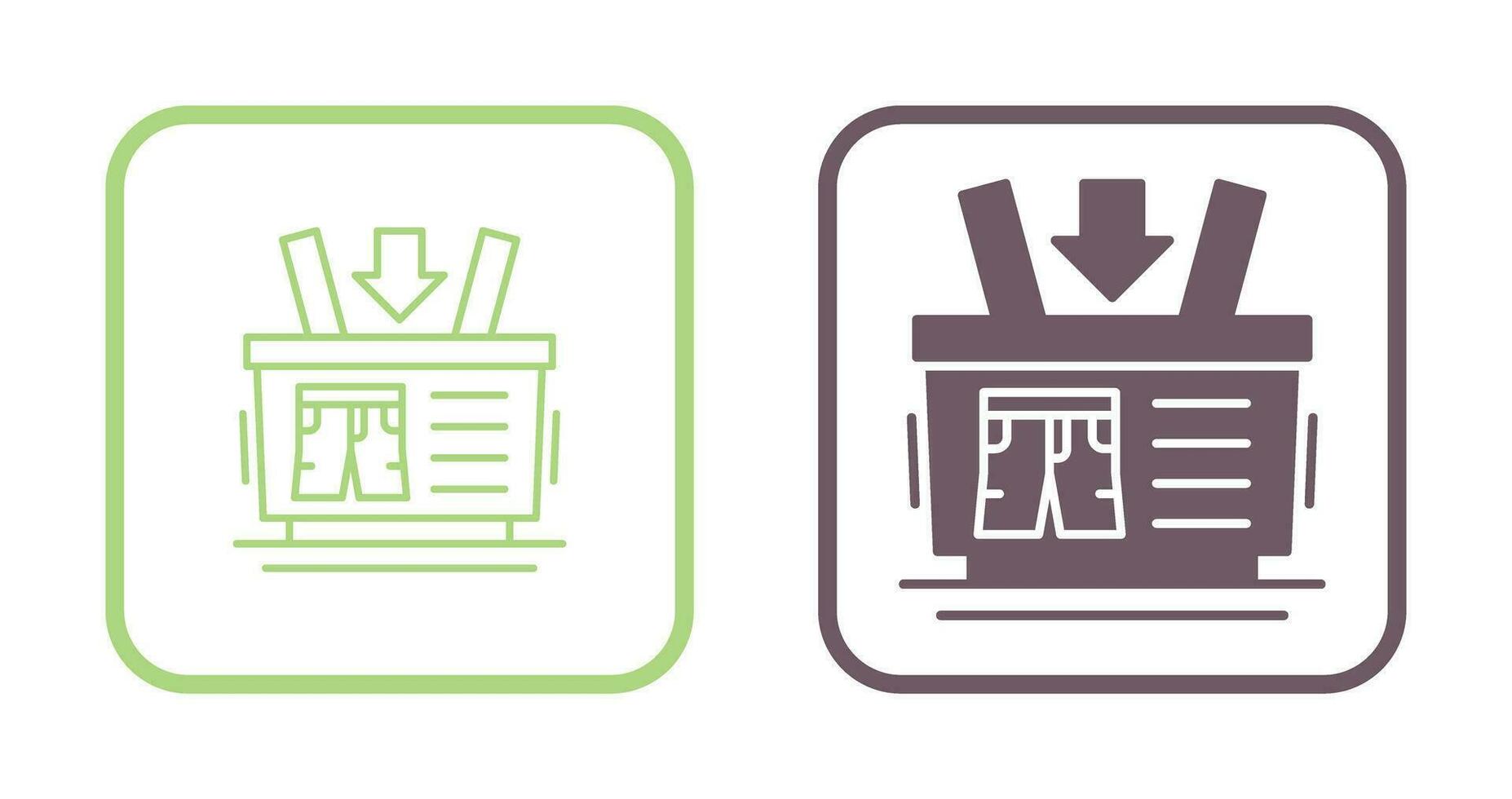 Shopping Basket Vector Icon