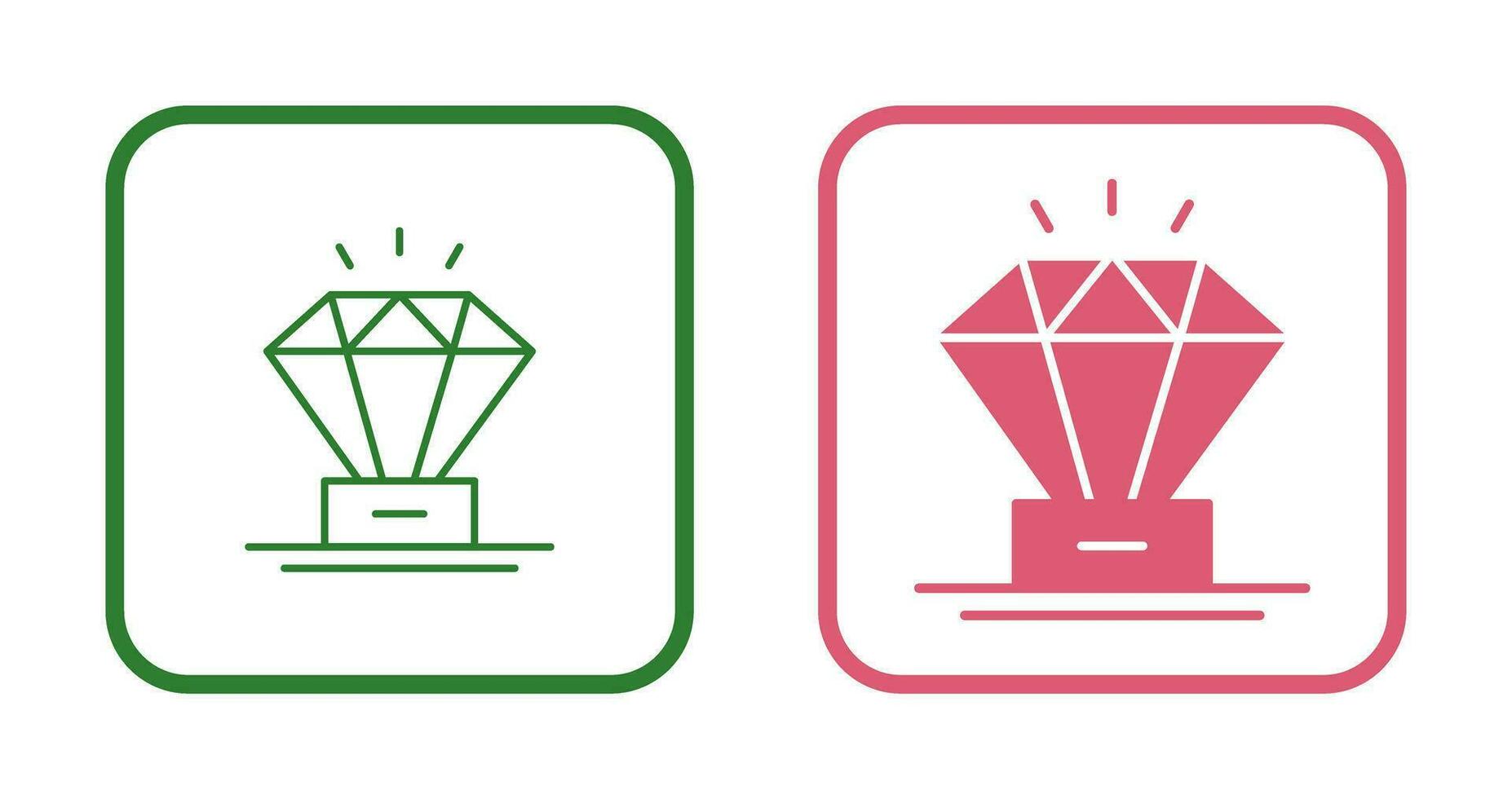 Diamond Vector Icon