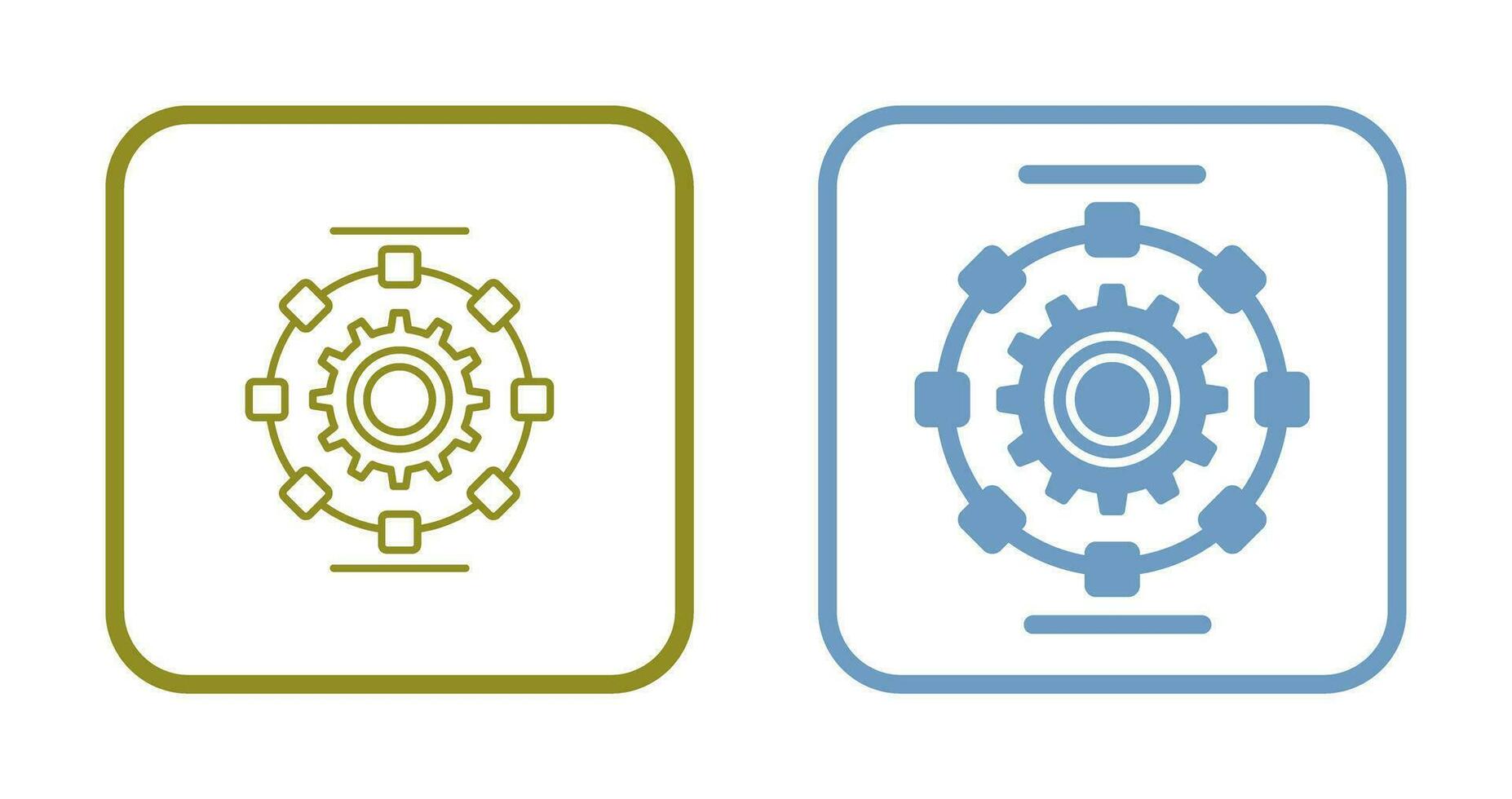 Automated Process Vector Icon