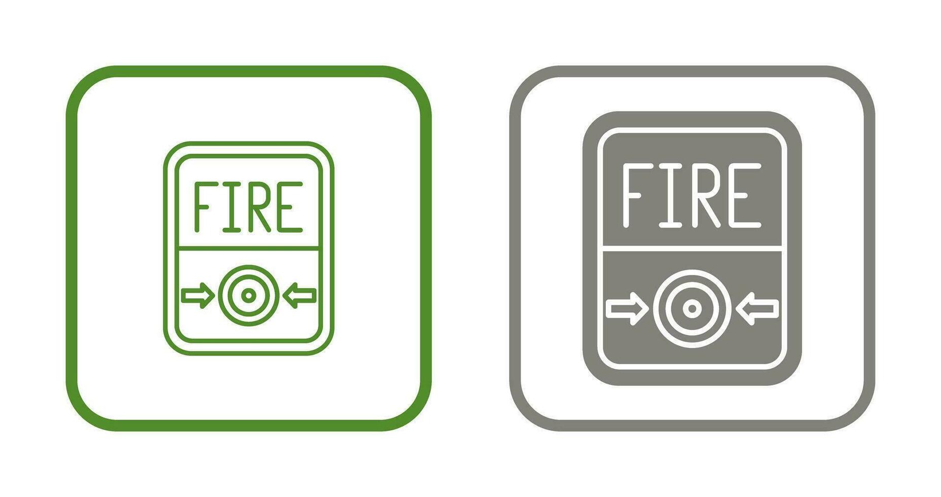 Fire Button Vector Icon