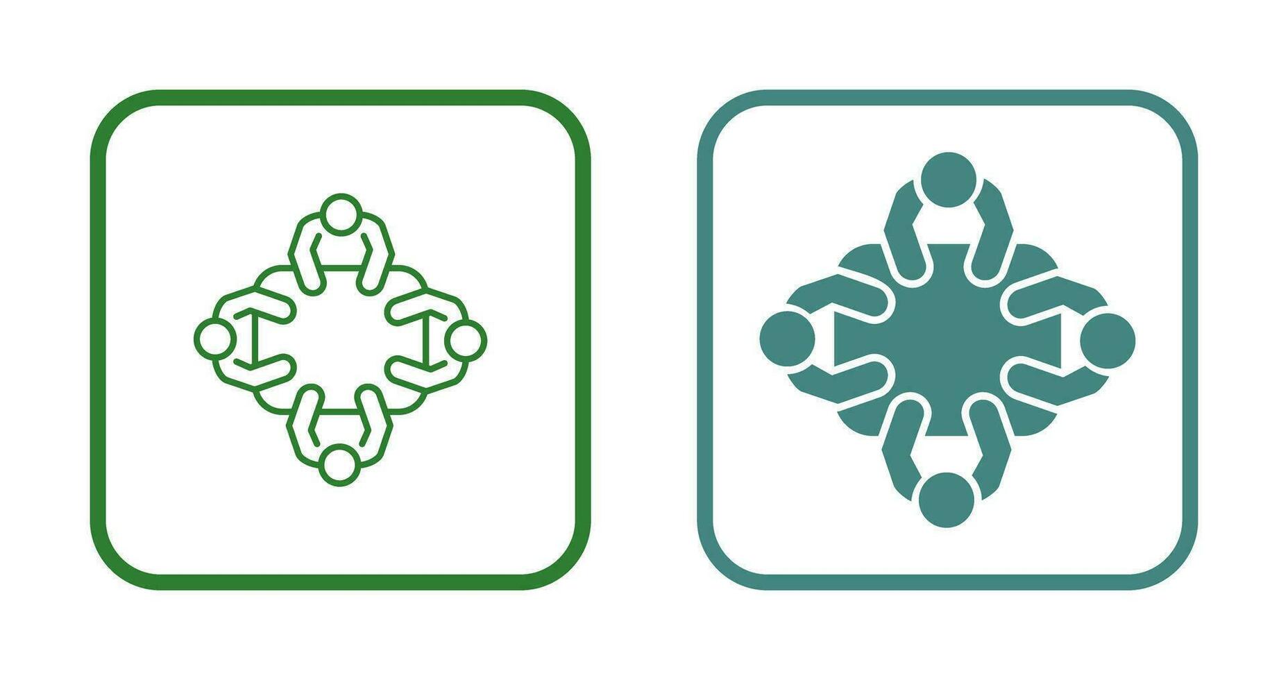 Staff Meeting Vector Icon