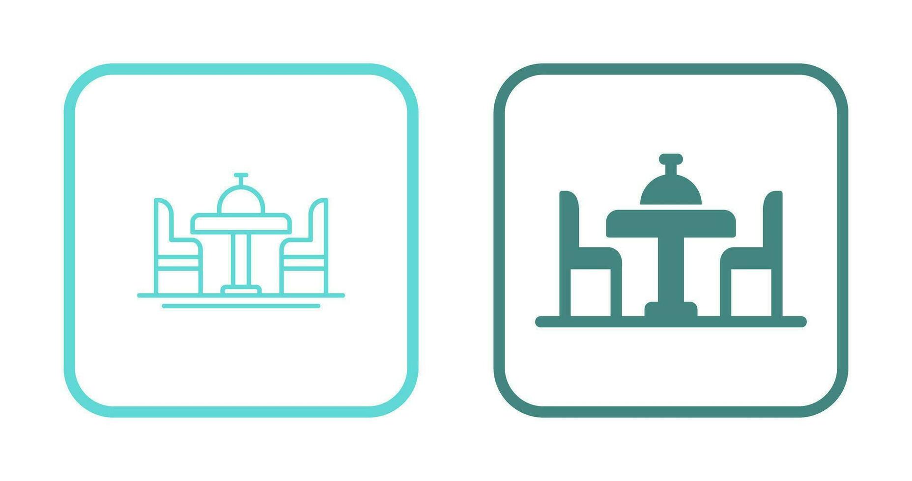 Dinning Table Vector Icon