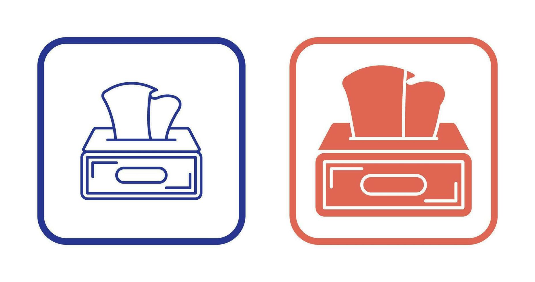 Tissue Box Vector Icon