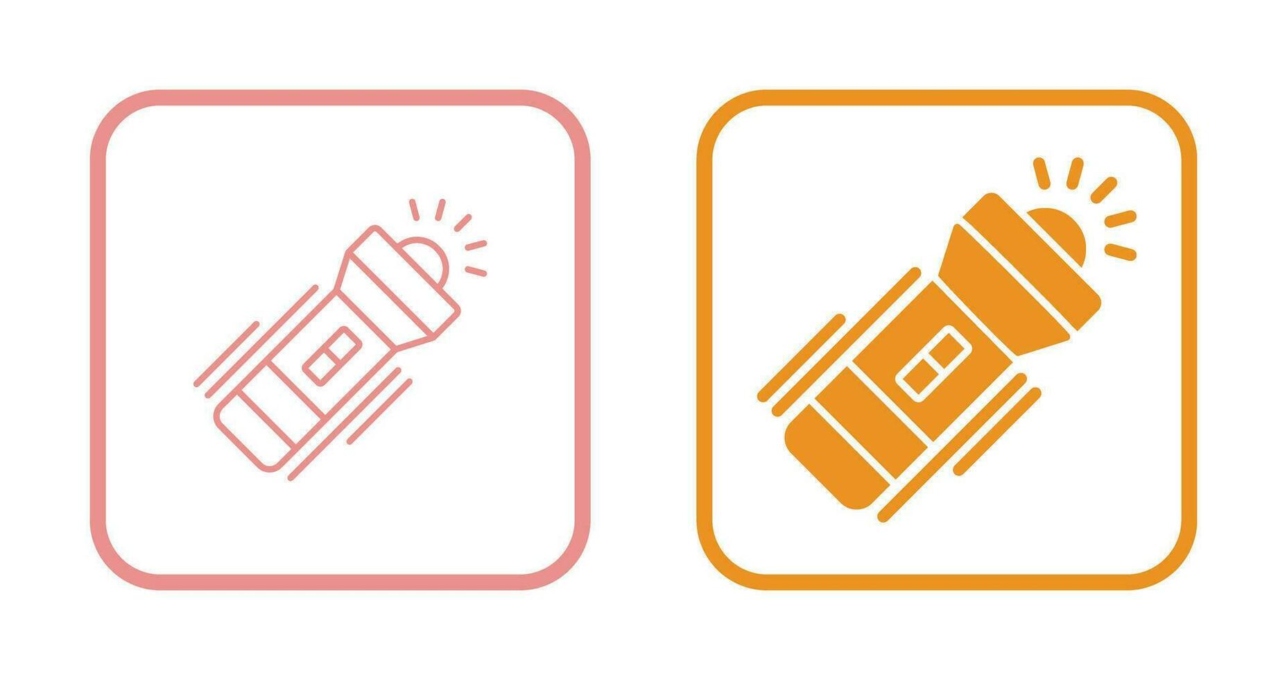 Flashlight Vector Icon