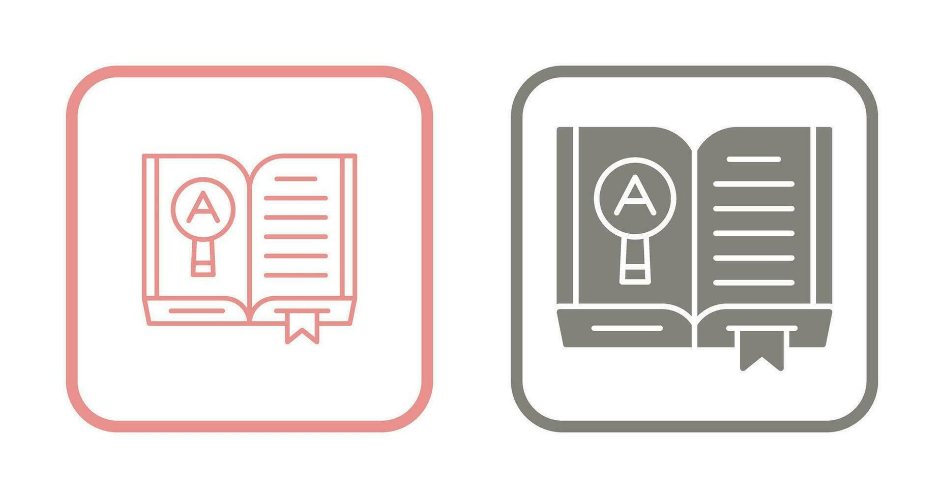 Open Book Vector Icon