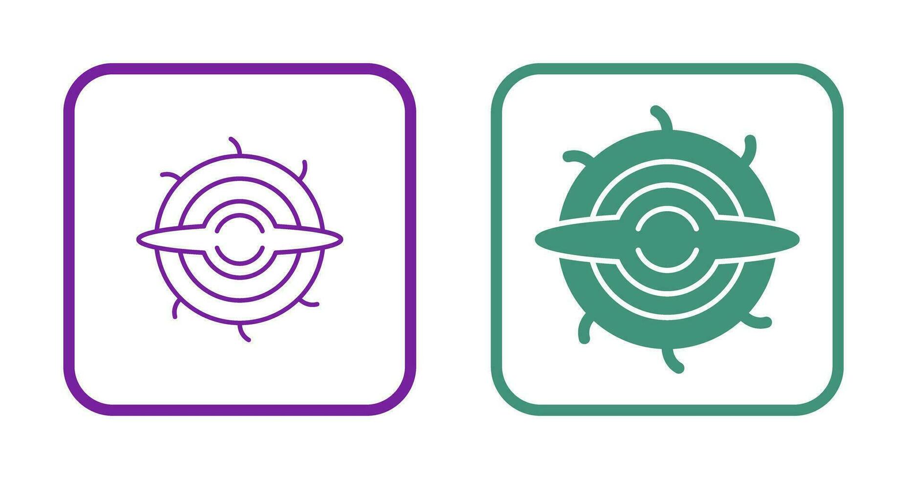 Black Hole Vector Icon
