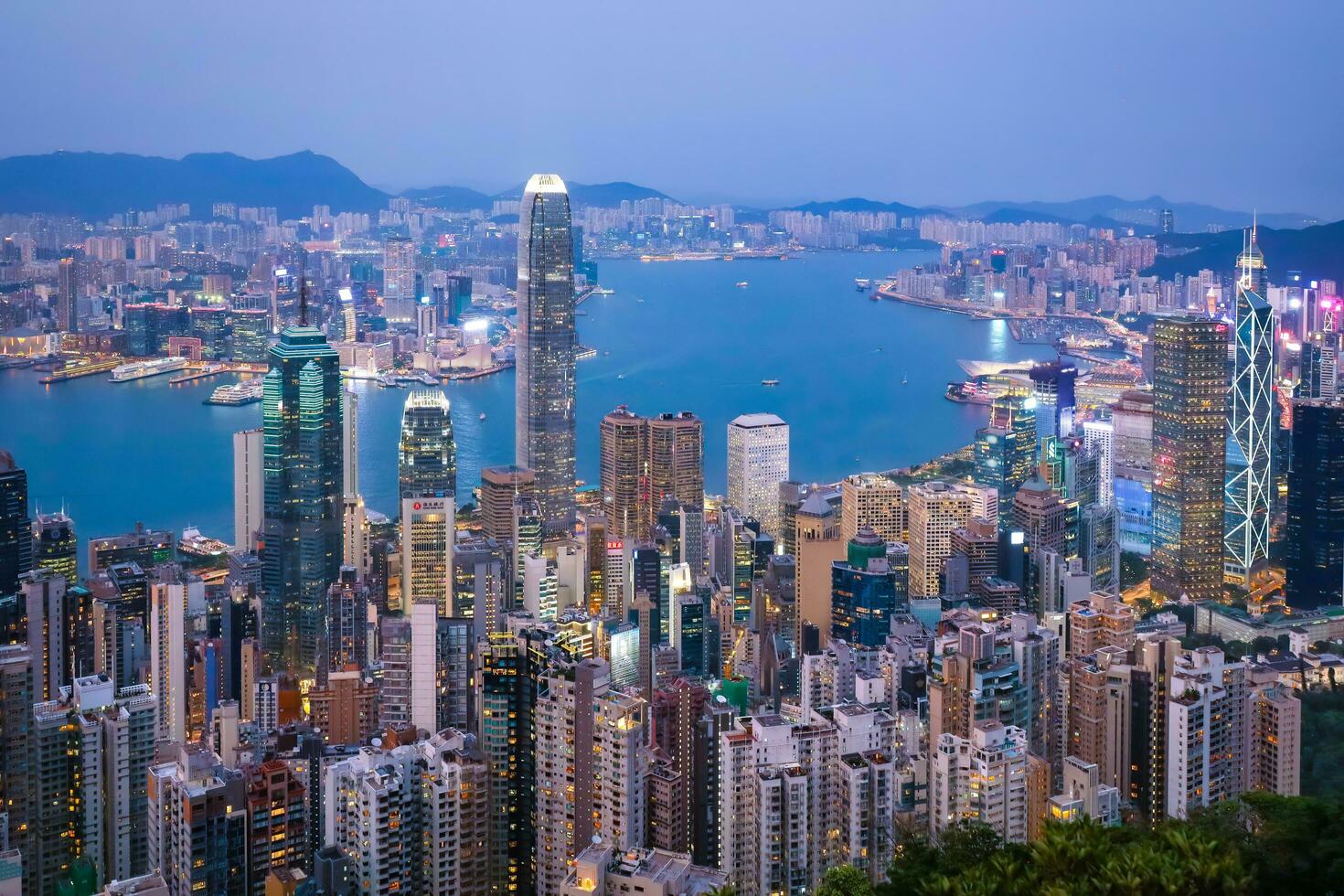 Hong Kong modern city in China 24970213 Stock Photo at Vecteezy