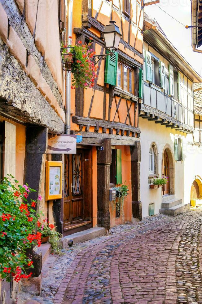 Scenery of Alsace region in France photo