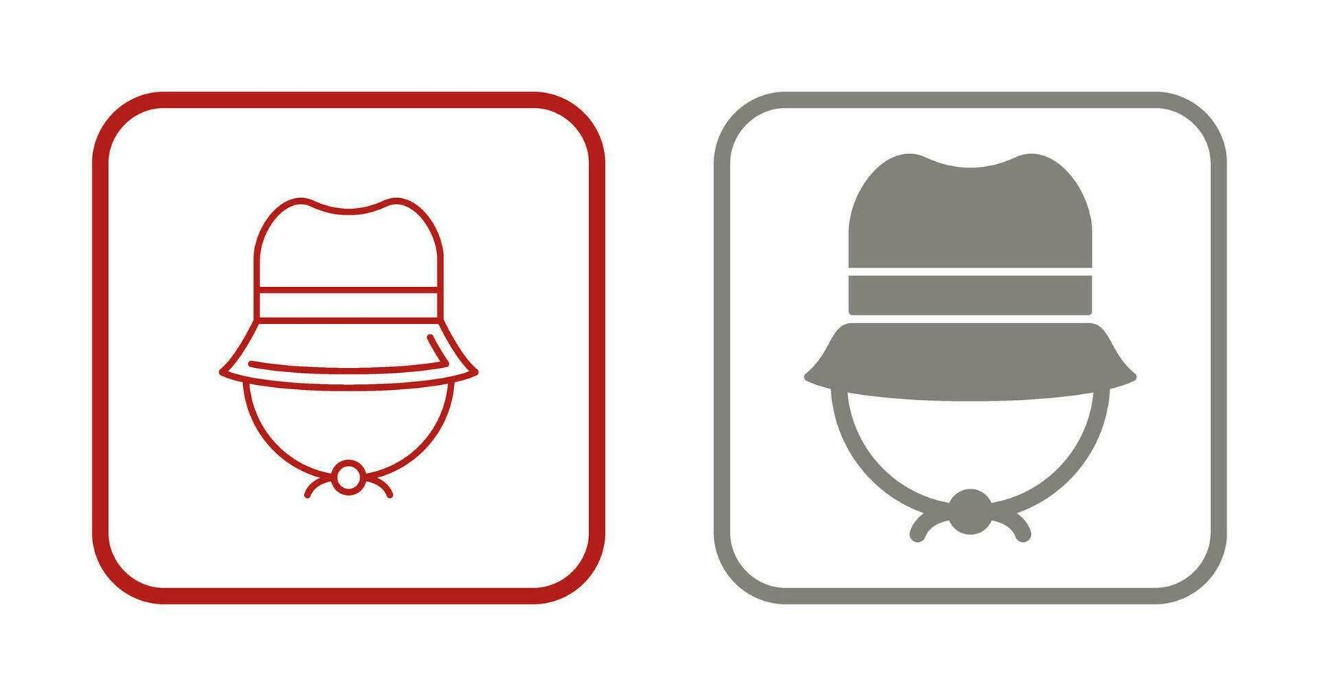 Camping Hat Vector Icon