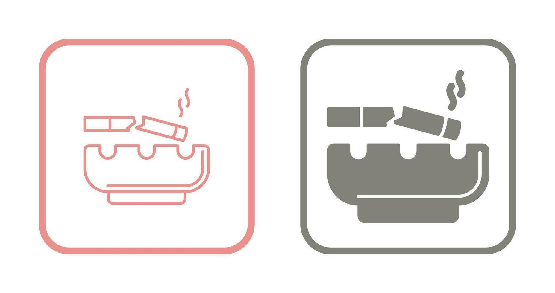 Broken Cigarette Vector Icon