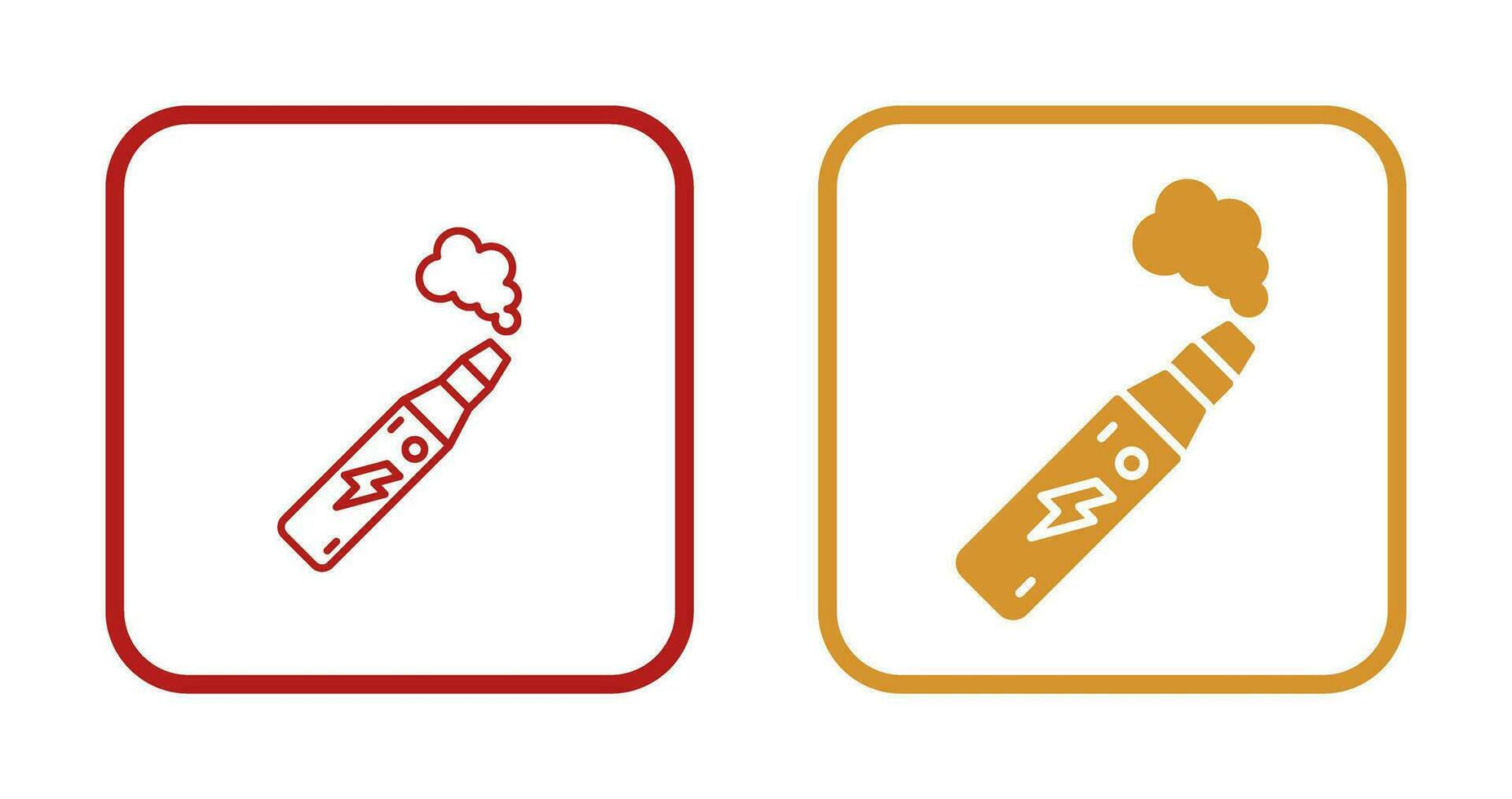 Electronic Cigarette Vector Icon