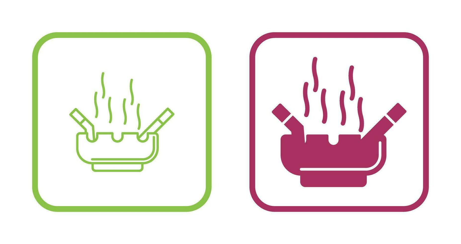 Ashtray Vector Icon