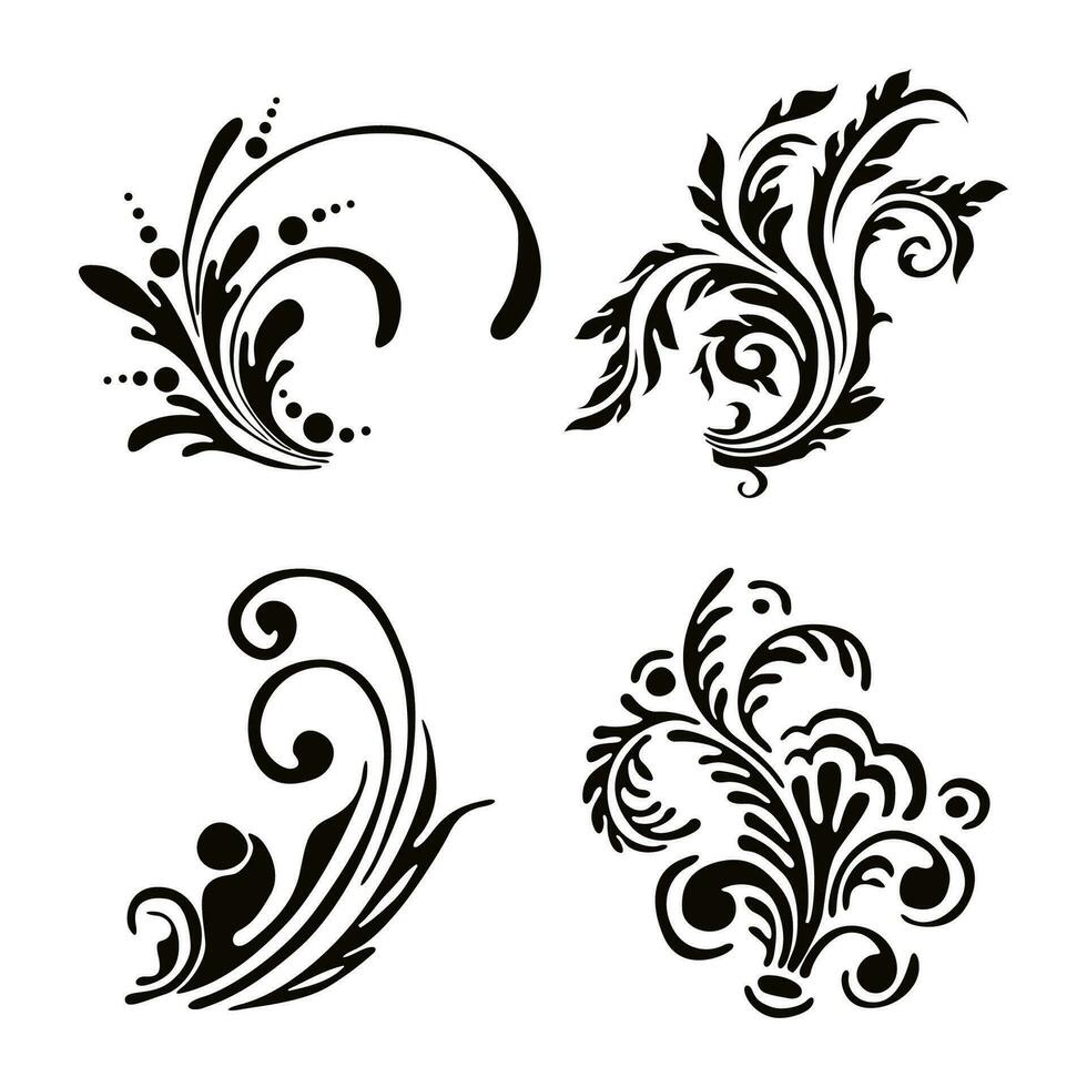 floral frames with flowers, branch and leaves Vector illustration for labels, branding business identity, wedding invitation