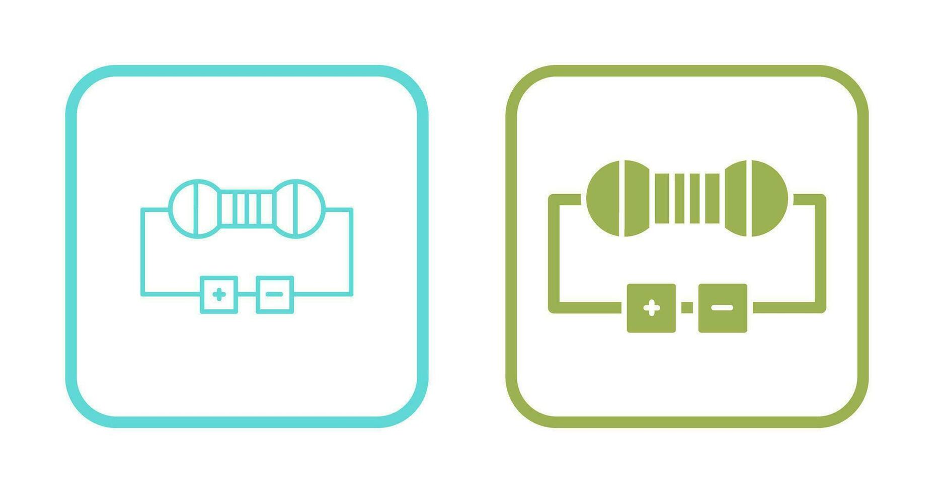 Resistor Vector Icon