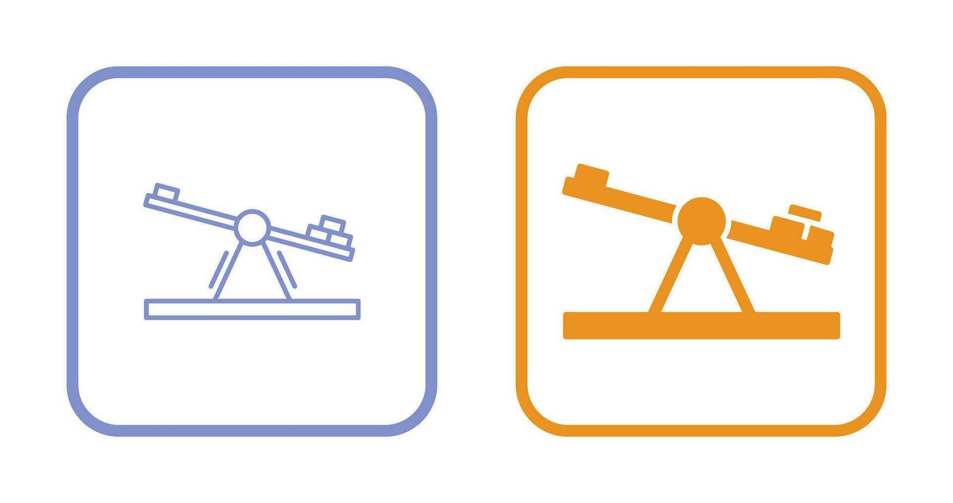 Seesaw Vector Icon