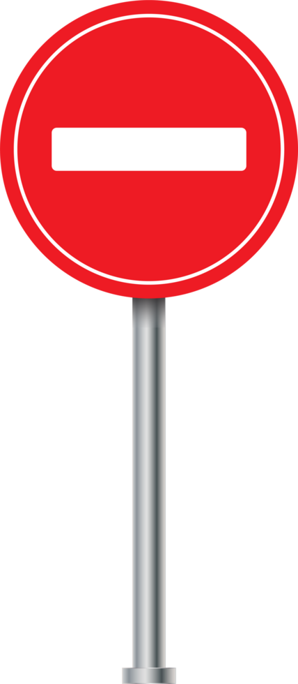 rood beperkt teken. weg en verkeer aanplakbord. rood weg tekens. snelweg richting tekens. png