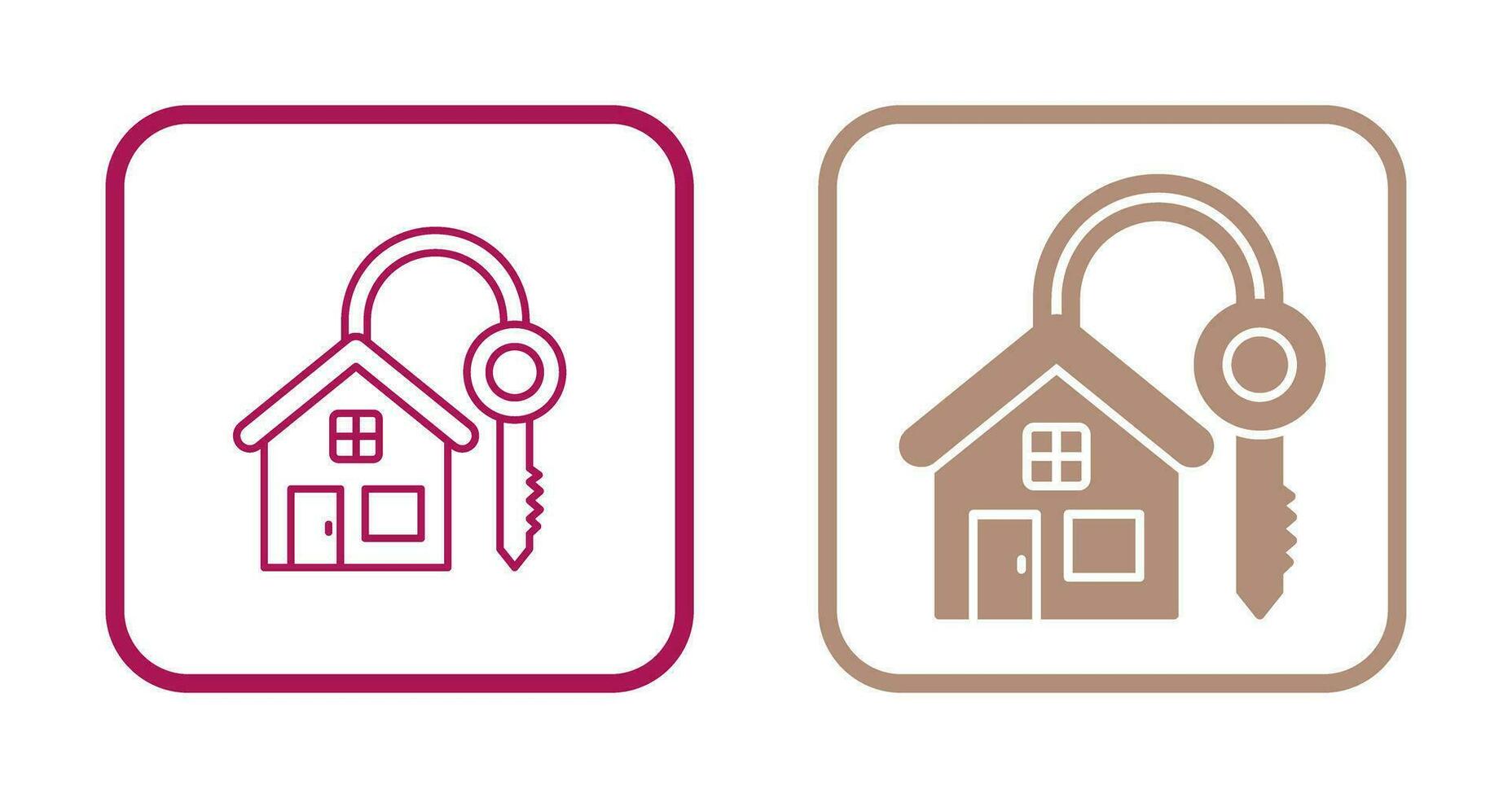 House Key Vector Icon