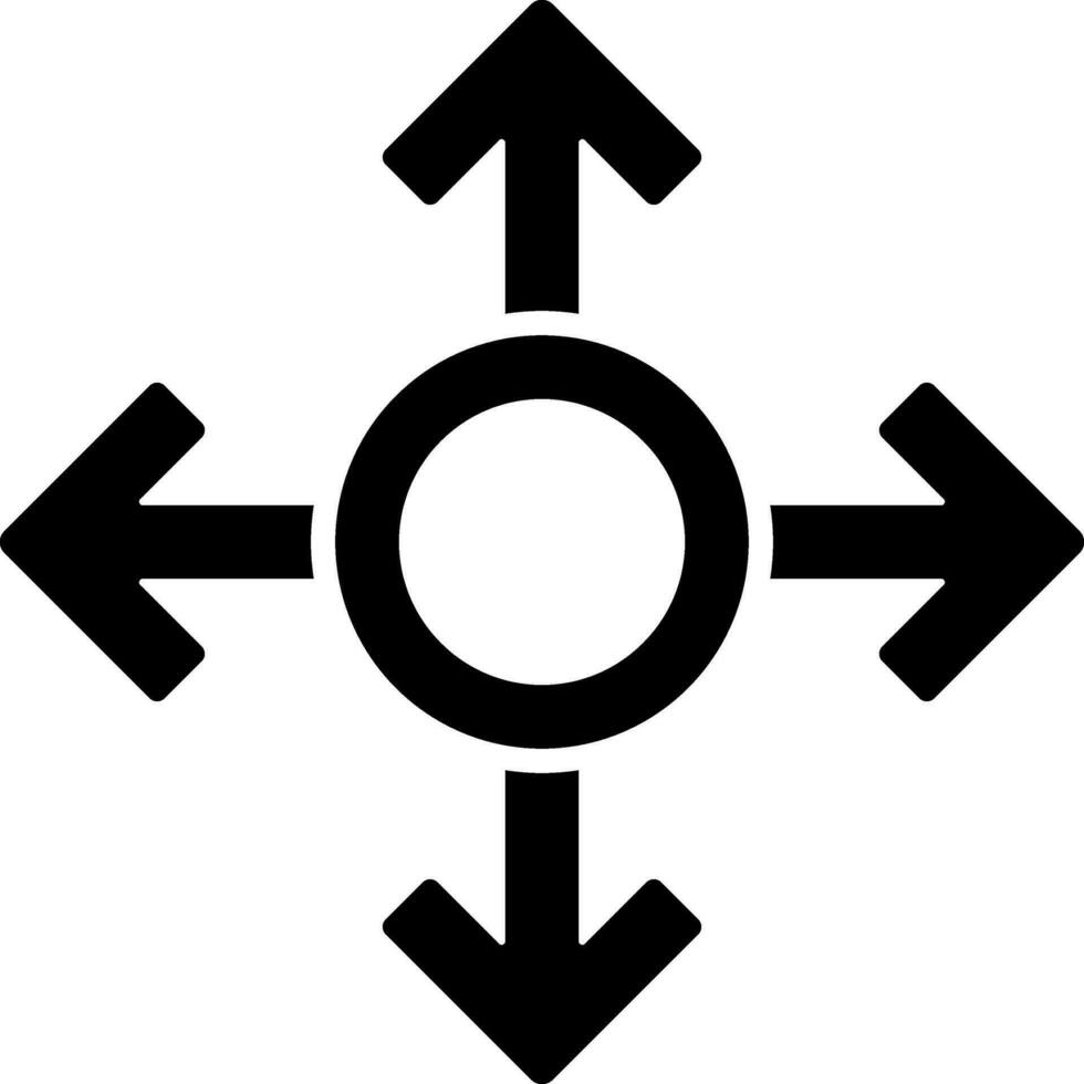 Vector illustration of expand icon.
