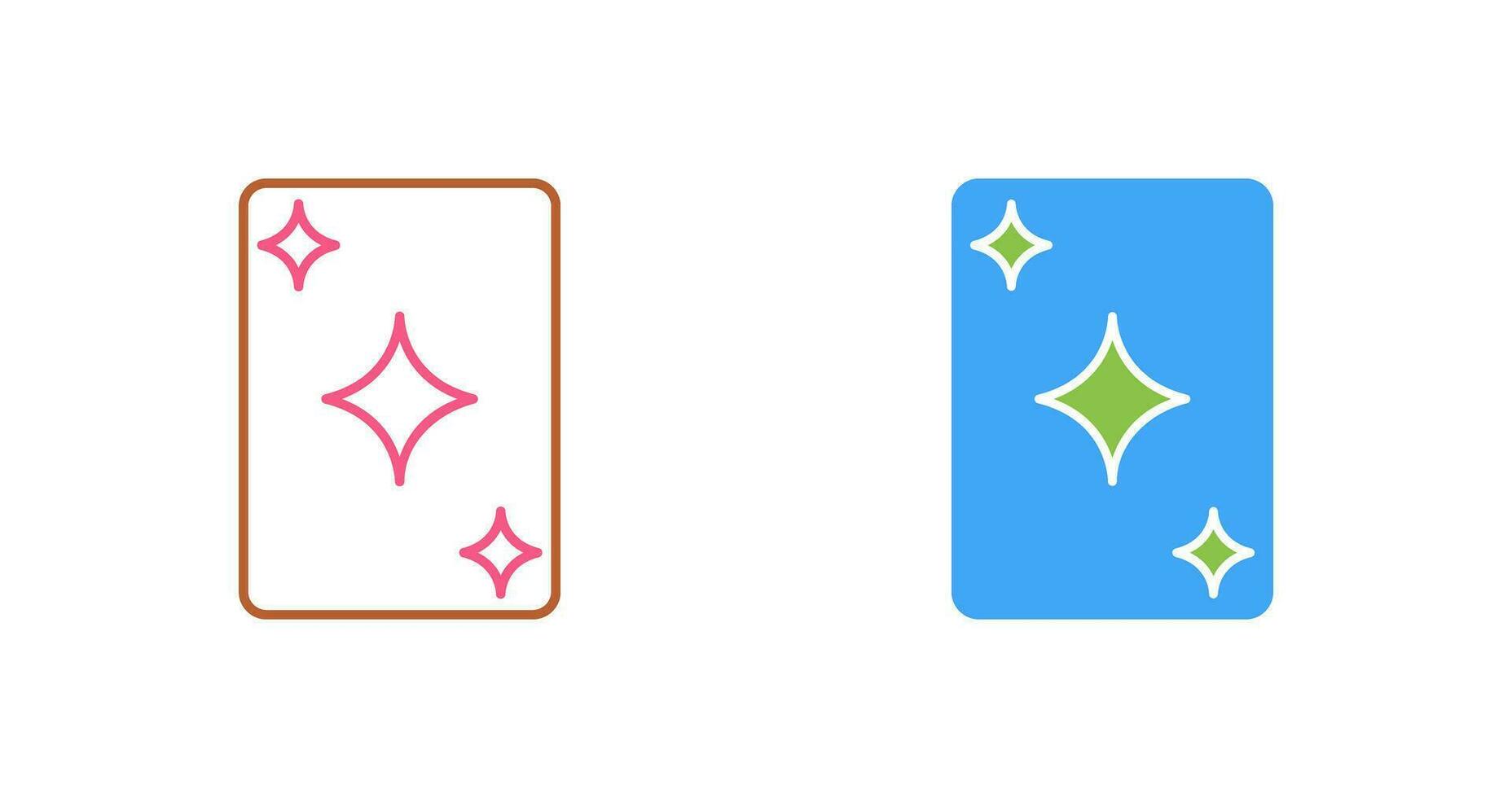 Unique Card Vector Icon