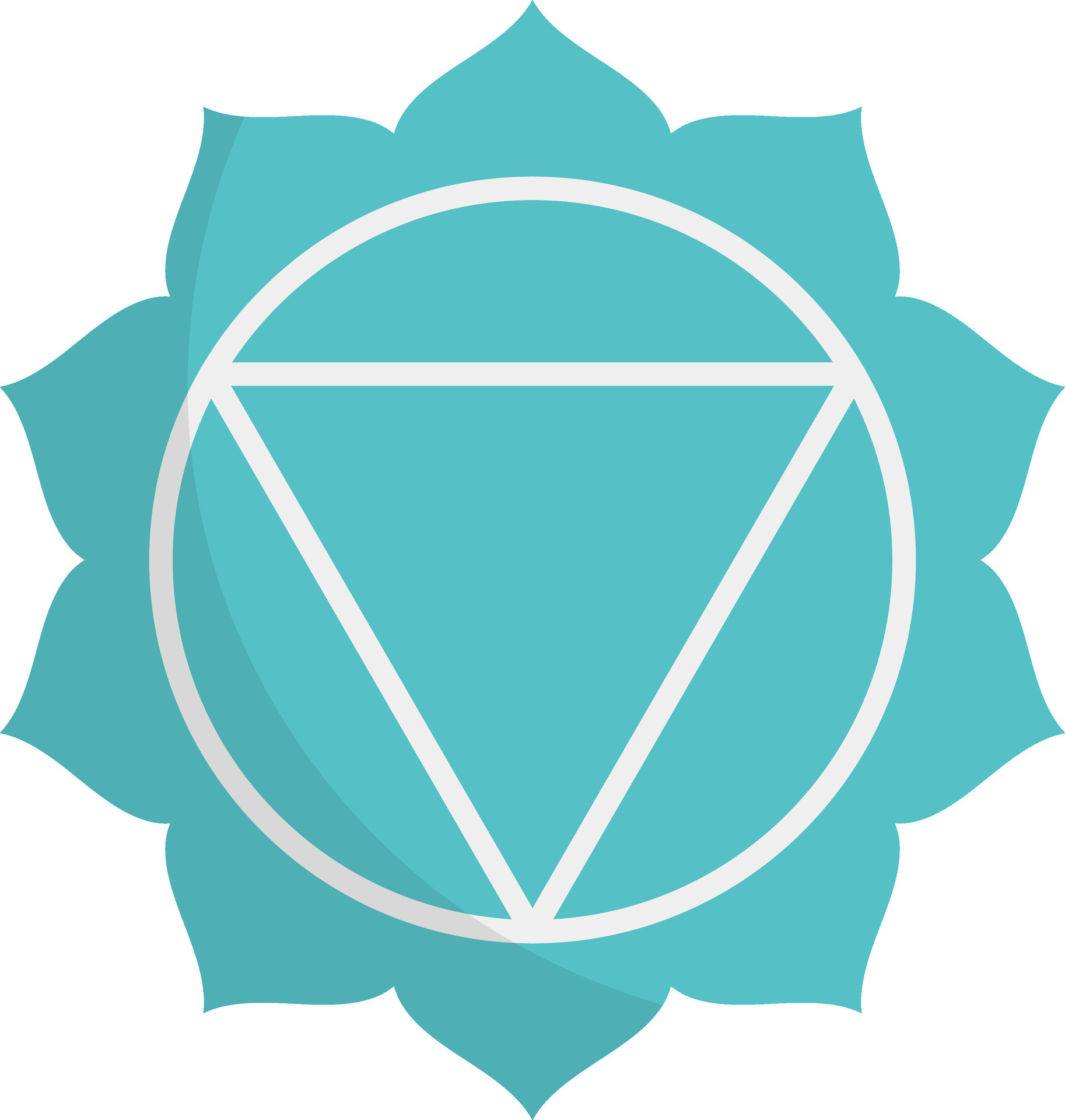 Illustration Of Manipura Chakra Symbol Icon In Flat Style. 24972405 Vector Art at Vecteezy
