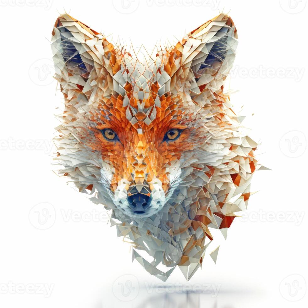 Fractal Wildlife Animal AI Generated photo