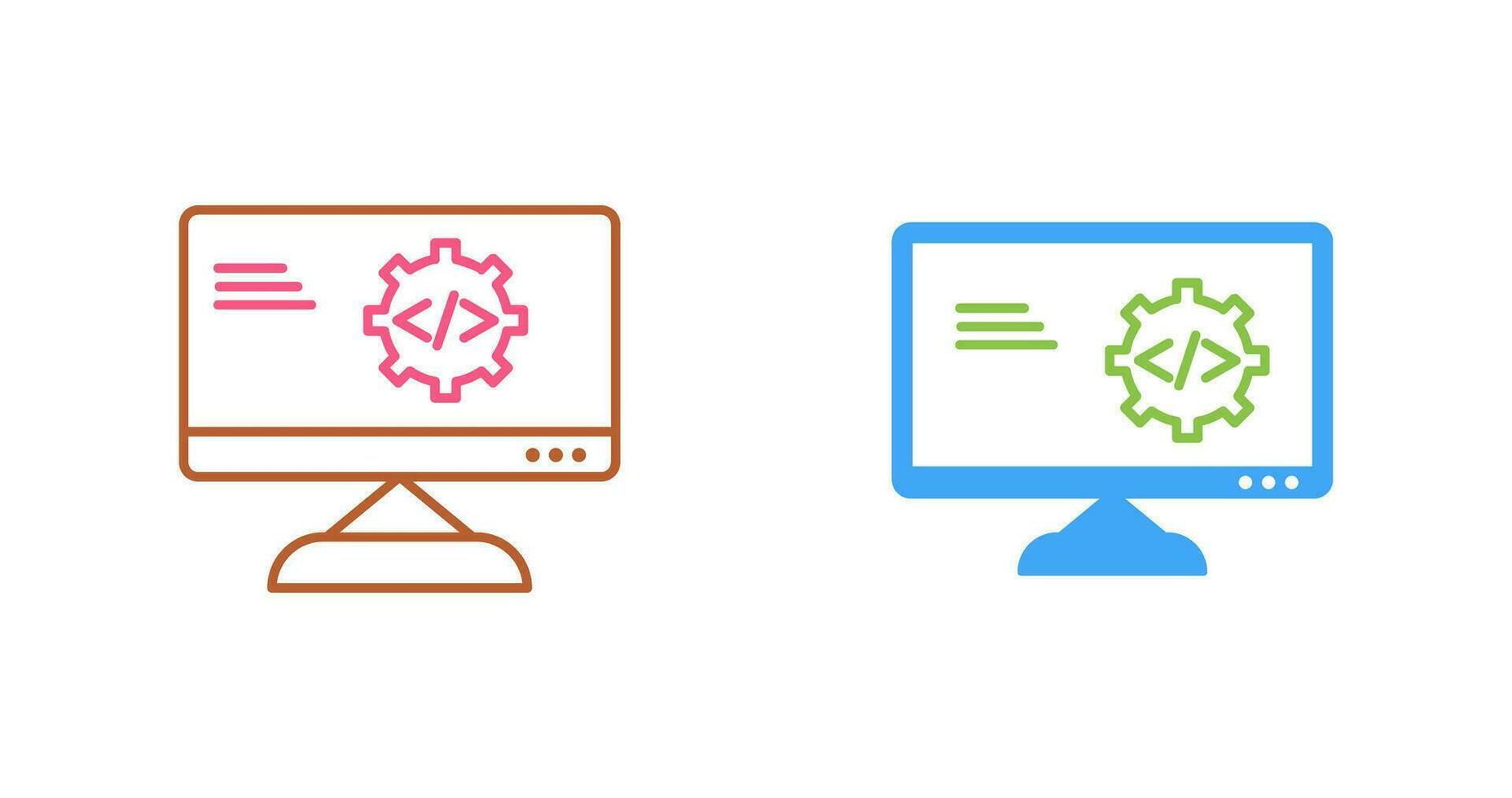 Unique Code Optimization Vector Icon