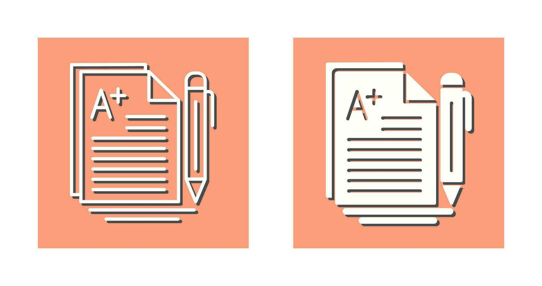 A Grade Vector Icon