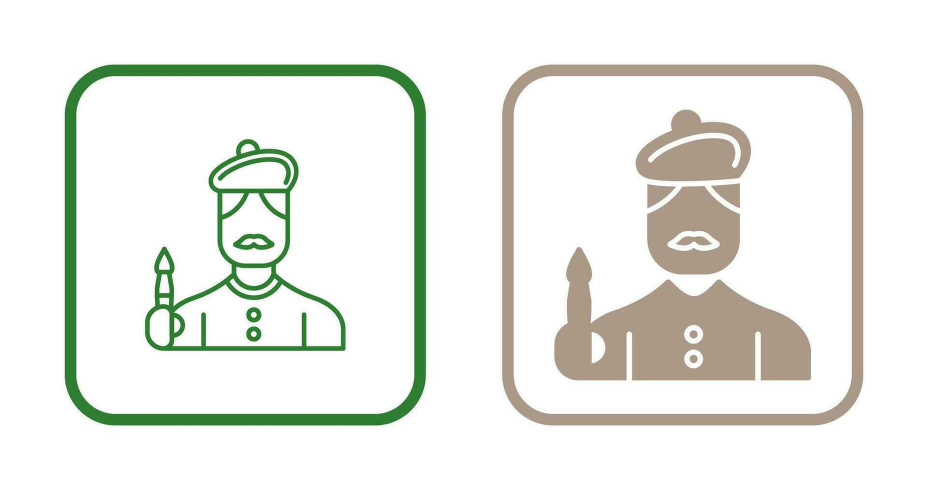 Artist Vector Icon