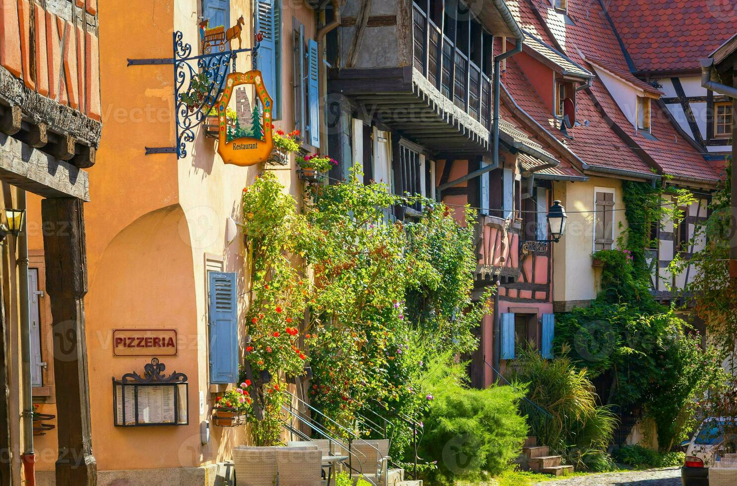 Scenery of Alsace region in France photo