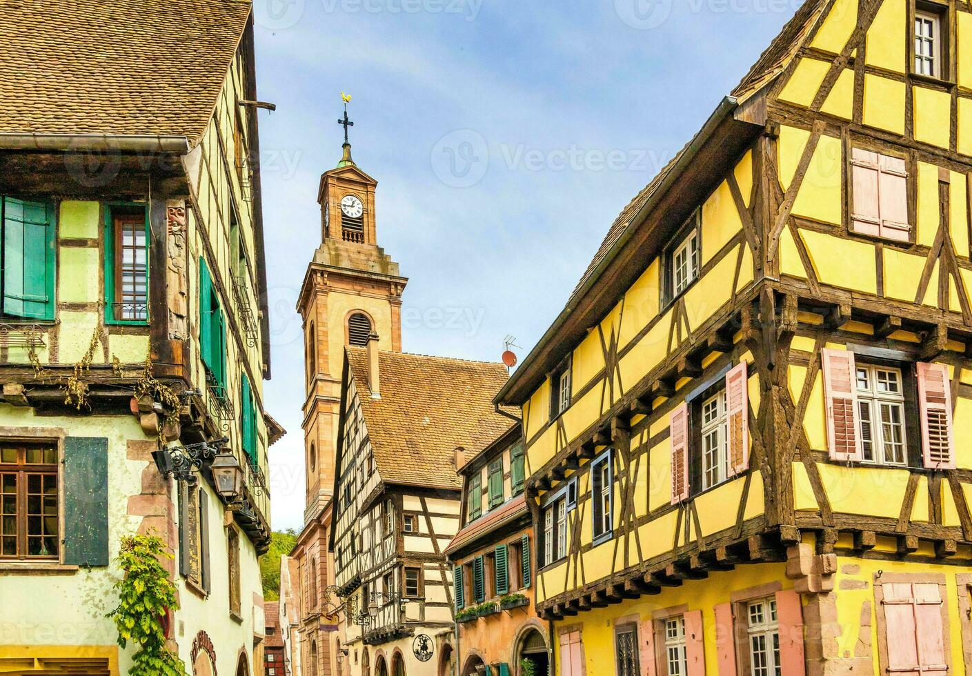 Scenery of Alsace region in France photo