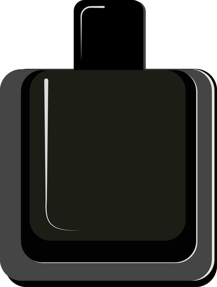 Isolated Kajal Or Mascara Bottle Icon In Flat Style. vector