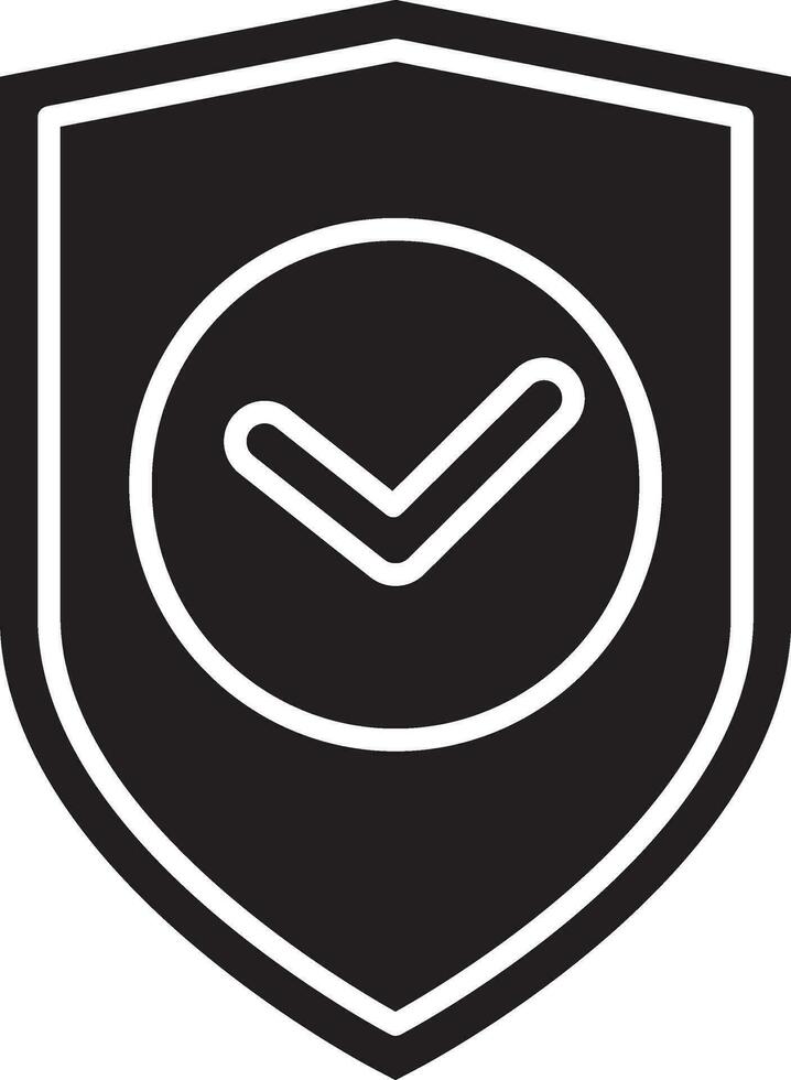 Approved Shield Icon. vector