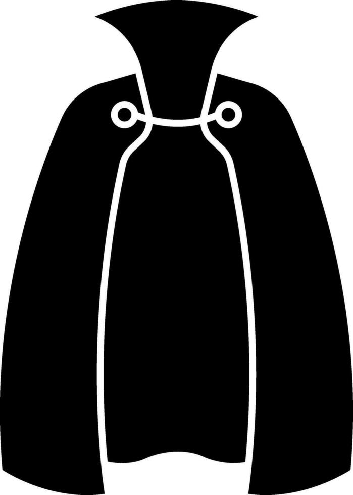 Vector Illustration of Cape or Cloak Icon in Flat Style.