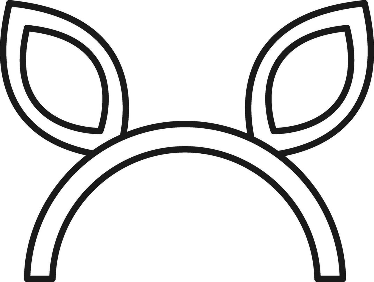 ear black and white clip art