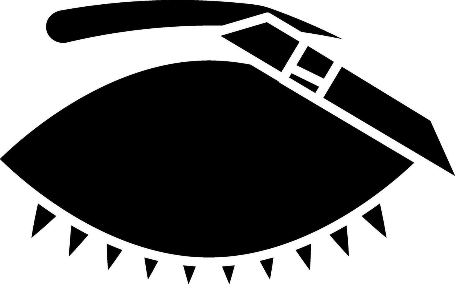 Eye Incision Icon. vector