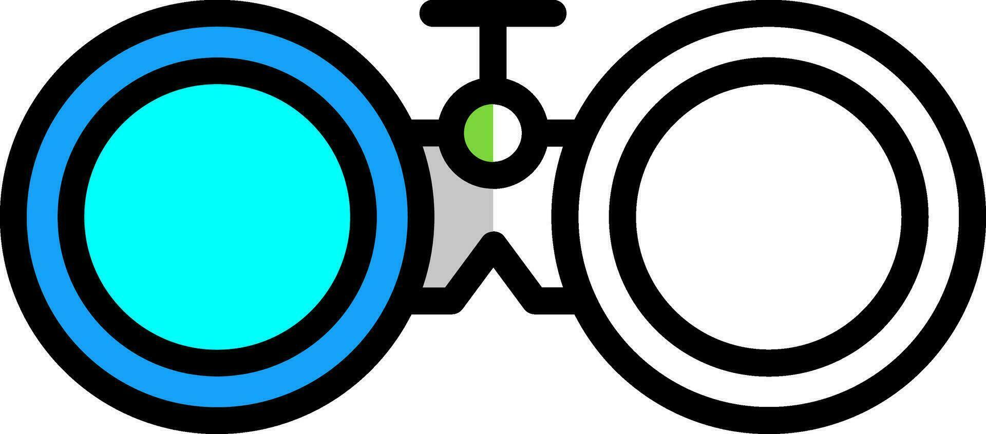 Binoculars Vector Icon Design