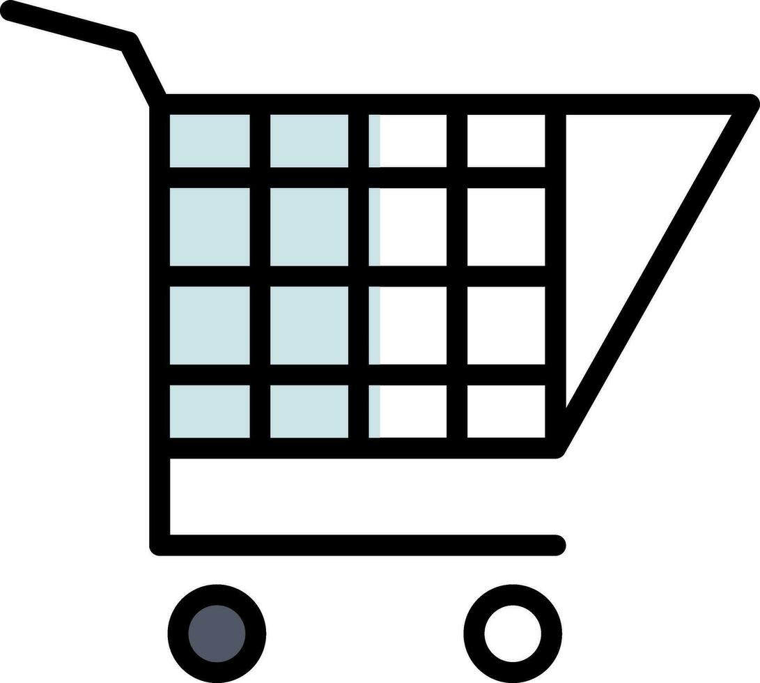Shopping cart Vector Icon Design